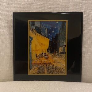 Vincent Van Gogh Street Cafe at Night Art